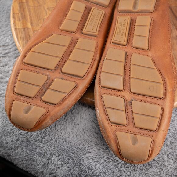 Cole Haan C35784 Wyatt Brown Leather Bit Driver Loafer Shoes Men's Size 7 M - Picture 8 of 9